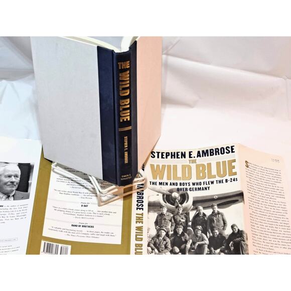 Wild Blue: The Men and Boys Who Flew B-24s by S. Ambrose (2001 1st Ed. HC in DJ) - Picture 7 of 13